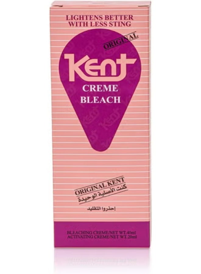 KENT Creme Bleach 40ml Creme Activating 20ml - Image 1